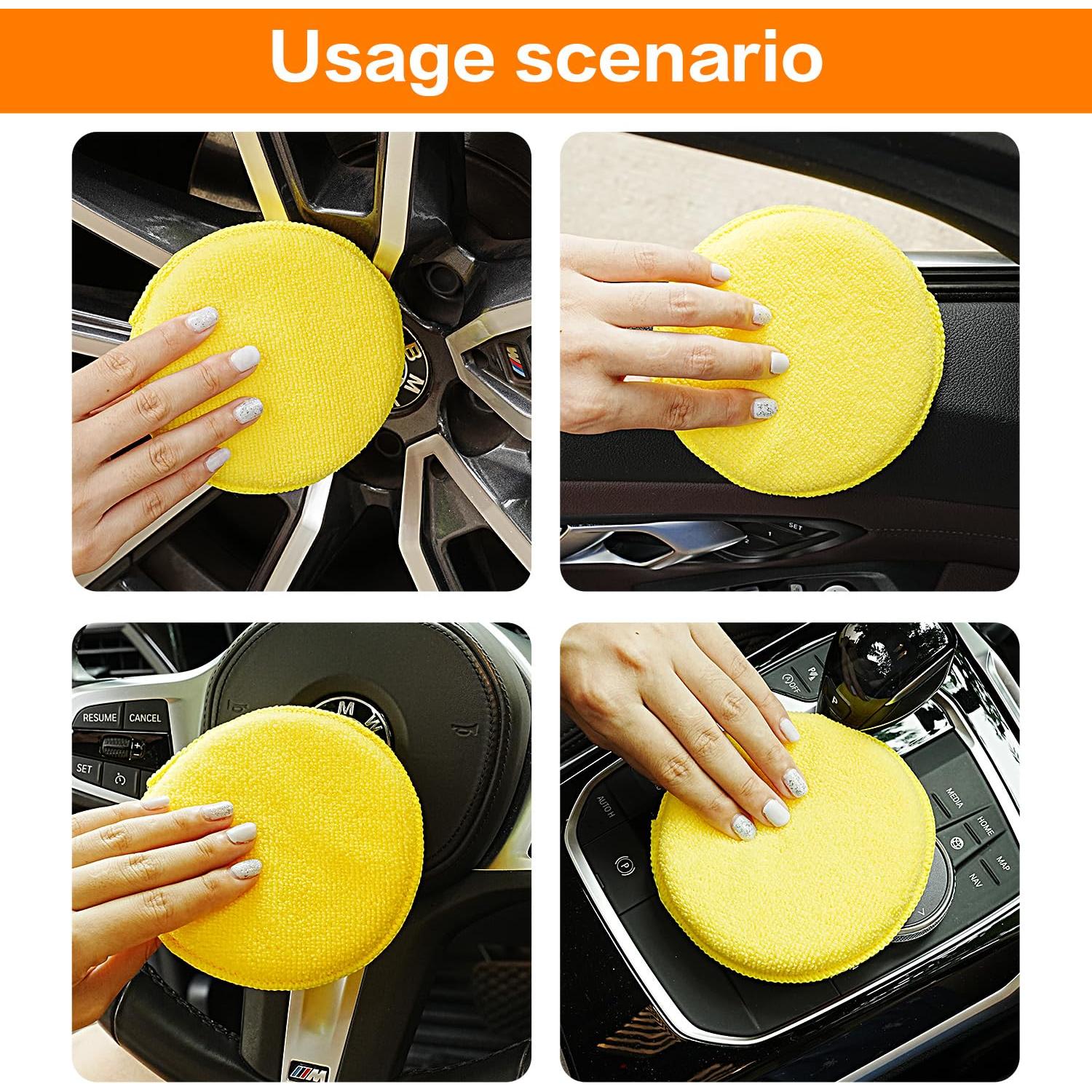 Almohadillas de Cera Microfibra FONAROLL 12.7 cm - Paquete de 6