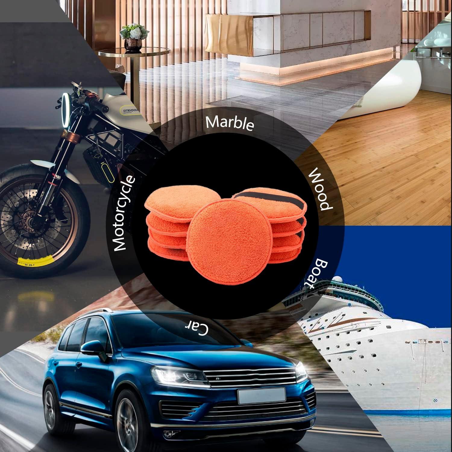 Almohadillas de Aplicación de Microfibra SPTA 9 Pcs 12.7 cm