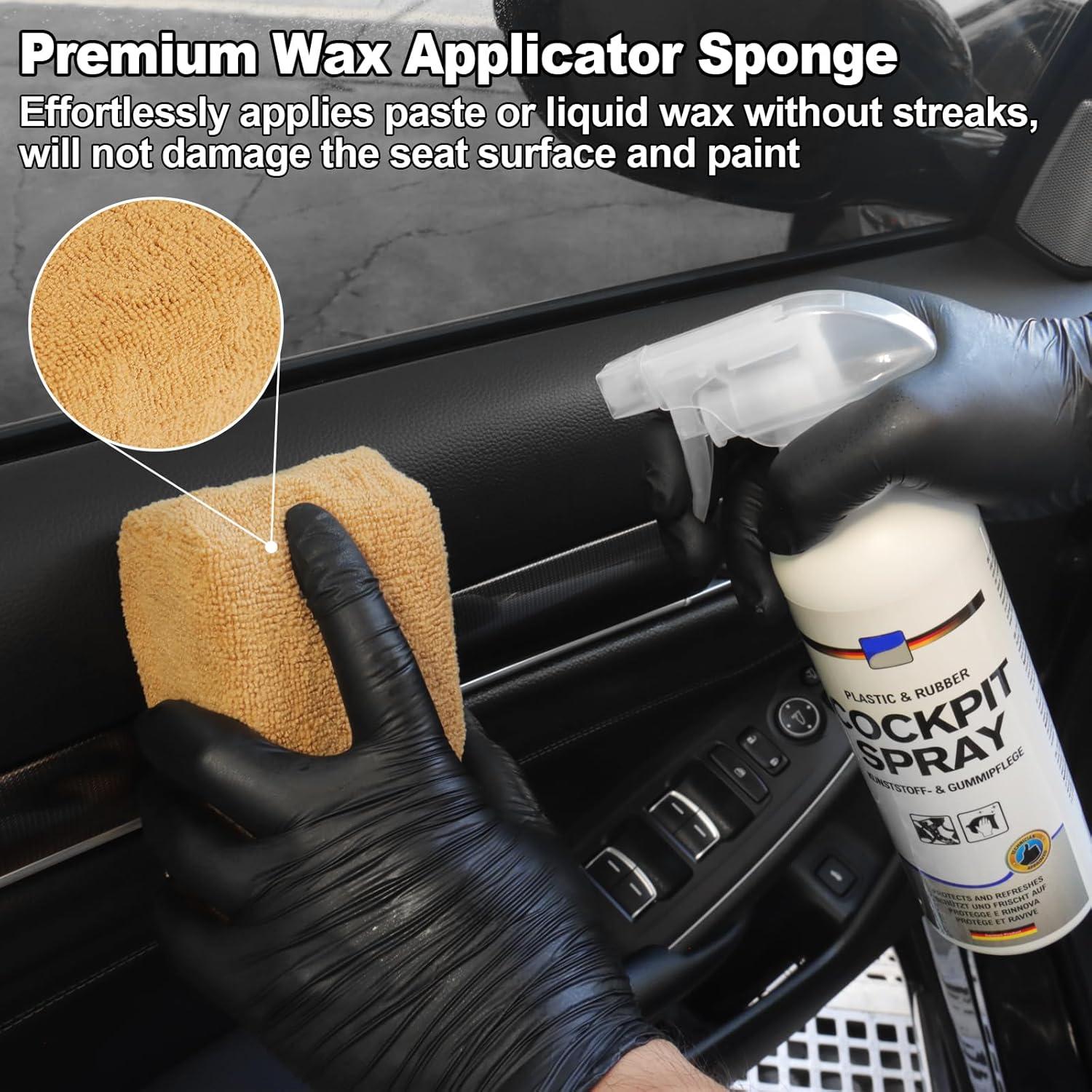 Kit de Limpieza de Coche NIKCOSMK 10 Piezas Microfibra