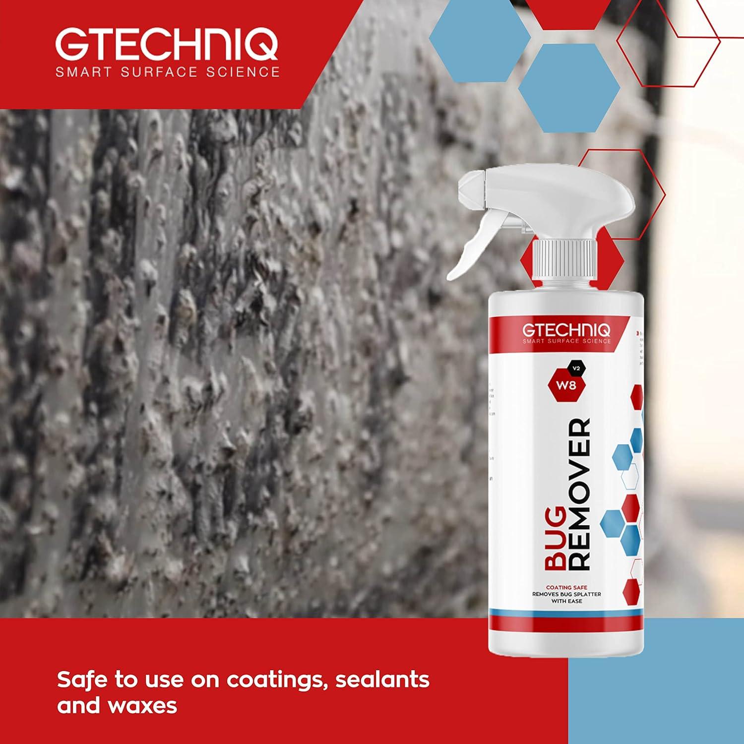 Gtechniq W8 Removedor de Insectos 250ml - Limpieza Efectiva