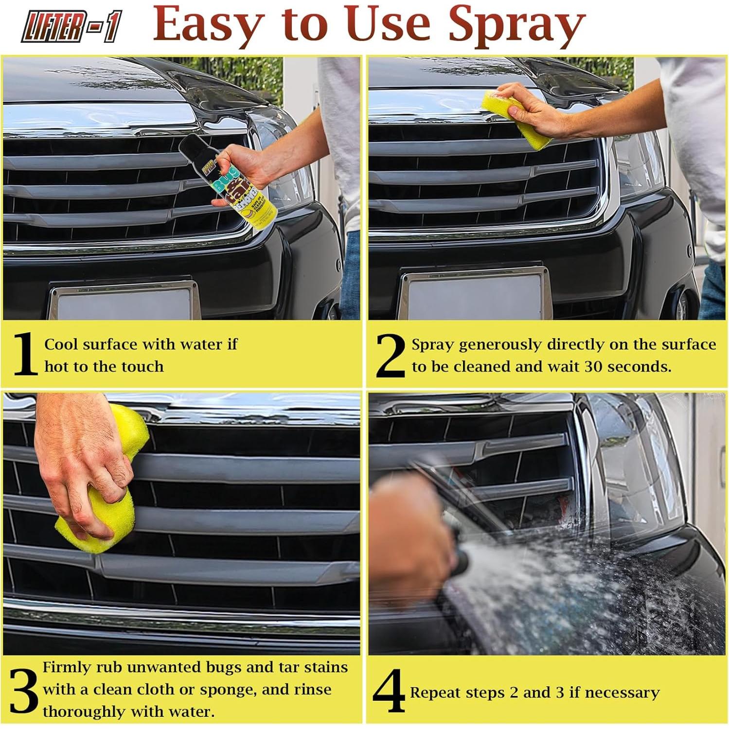 Removedor de Alquitrán y Insectos Lifter-1 473ml - Seguro para Pintura