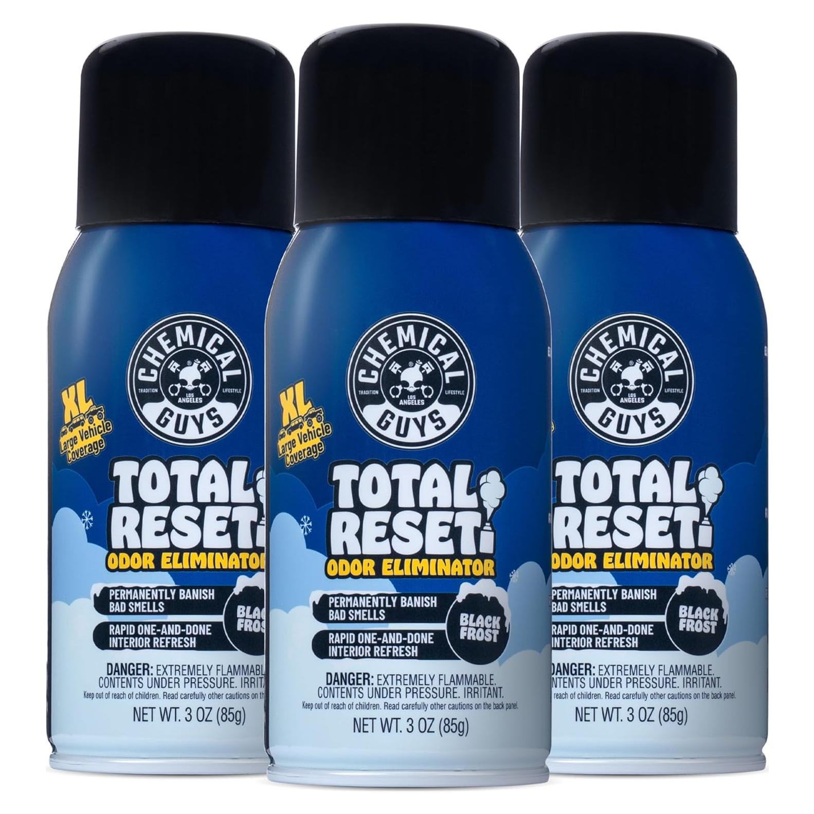Eliminador de Olores Fogger Chemical Guys 3 Pack Black Frost 85g