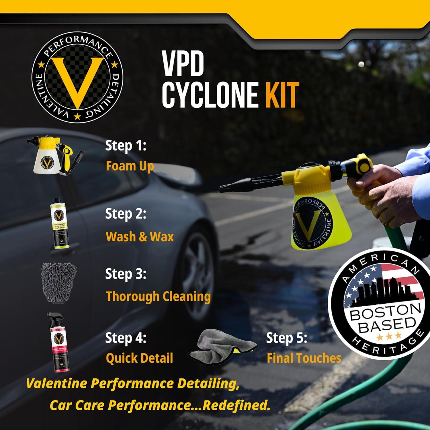 Kit de Lavado y Detallado VPD Cyclone - 2.26kg, Sin Rayas