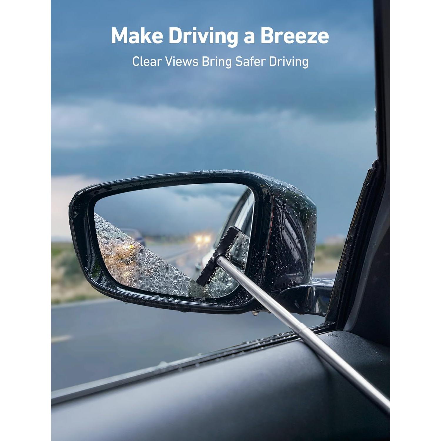 Limpiaparabrisas Extensible AstroAI 99 cm con Paños Microfibra