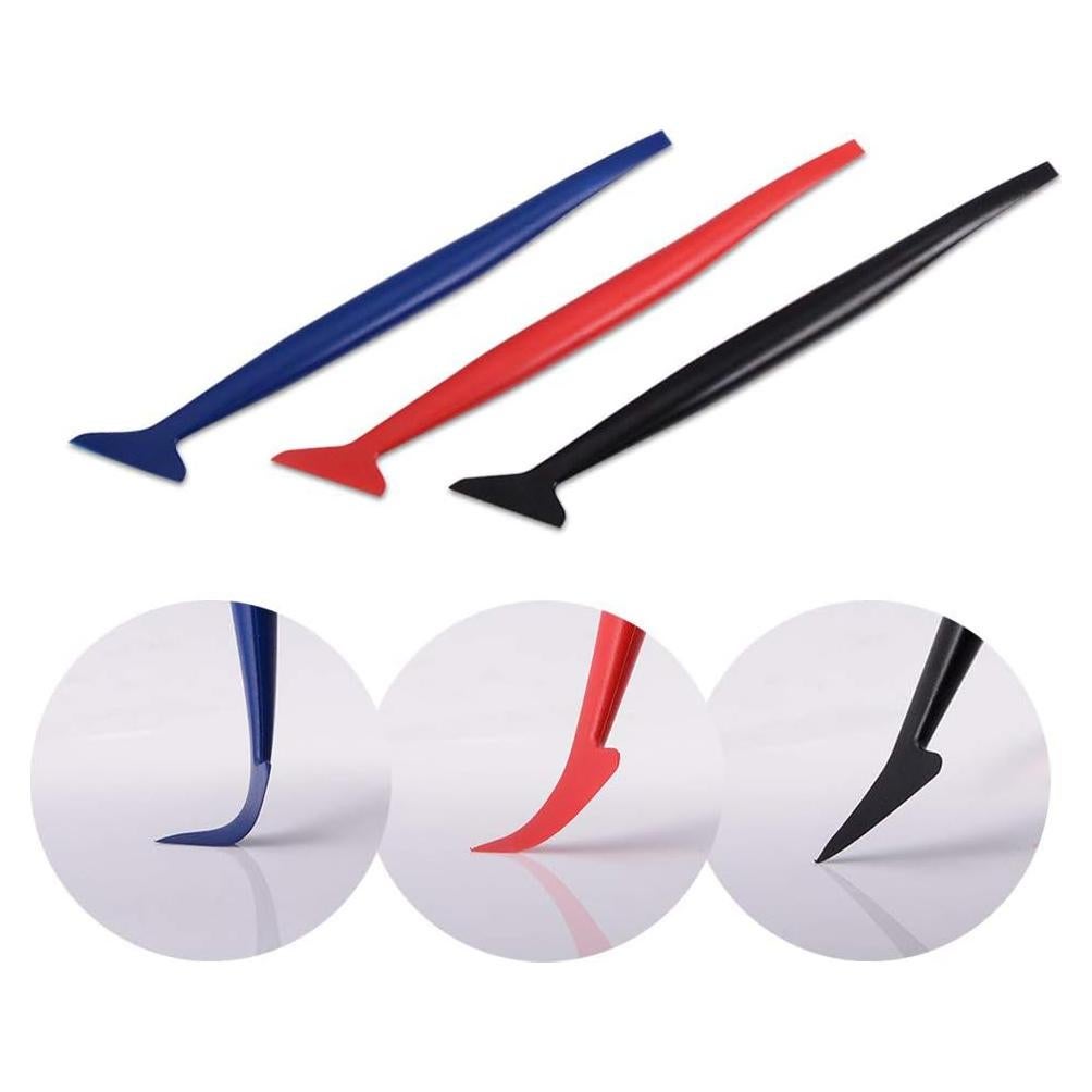 Juego de Raspadores de Vinilo FOSHIO 3 en 1 para Automóviles