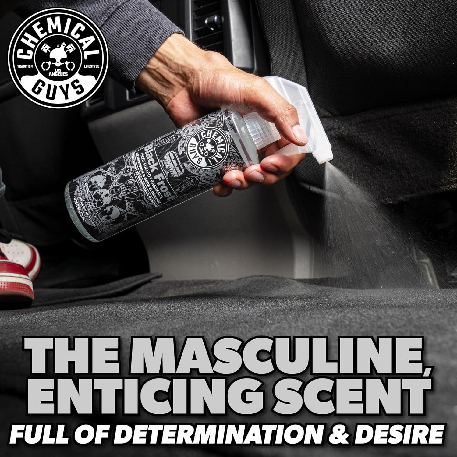 Ambientador Chemical Guys Black Frost 150ml - Elimina Olores