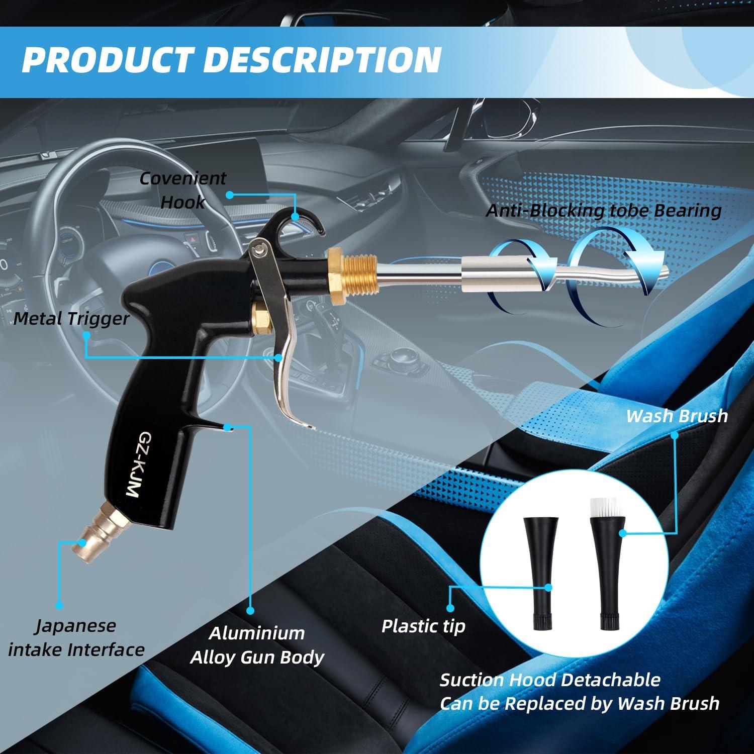 Pistola de Lavado de Interiores de Coche GZ-KJM 0.5kg 160psi