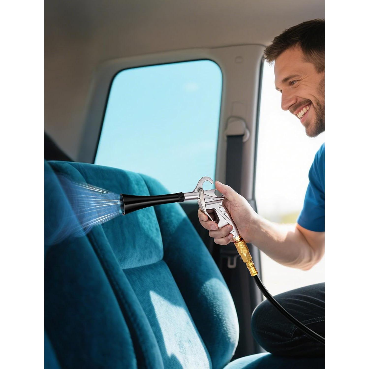 Pistola de Limpieza de Autos JASTIND con Tubo de Reemplazo