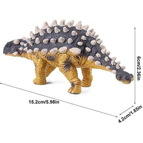 Gemini&Genius Ankylosaurus Dinosaur Toys, Ankylosaurus Figurine, Great Creative Play Gift, Collection, Cake Topper, Role-Play, Storytelling Props, Party Supplies and Room Decoration for Kids