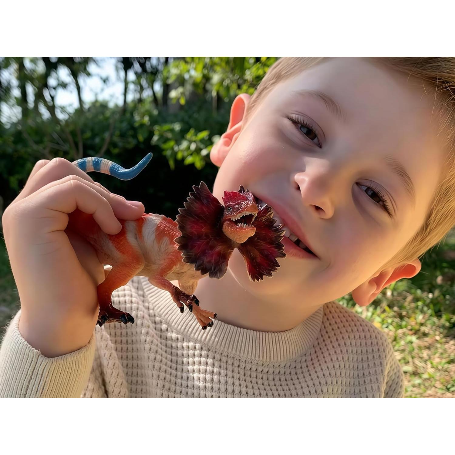 Figura de Dinosaurio Dilophosaurus Gemini&Genius Realista