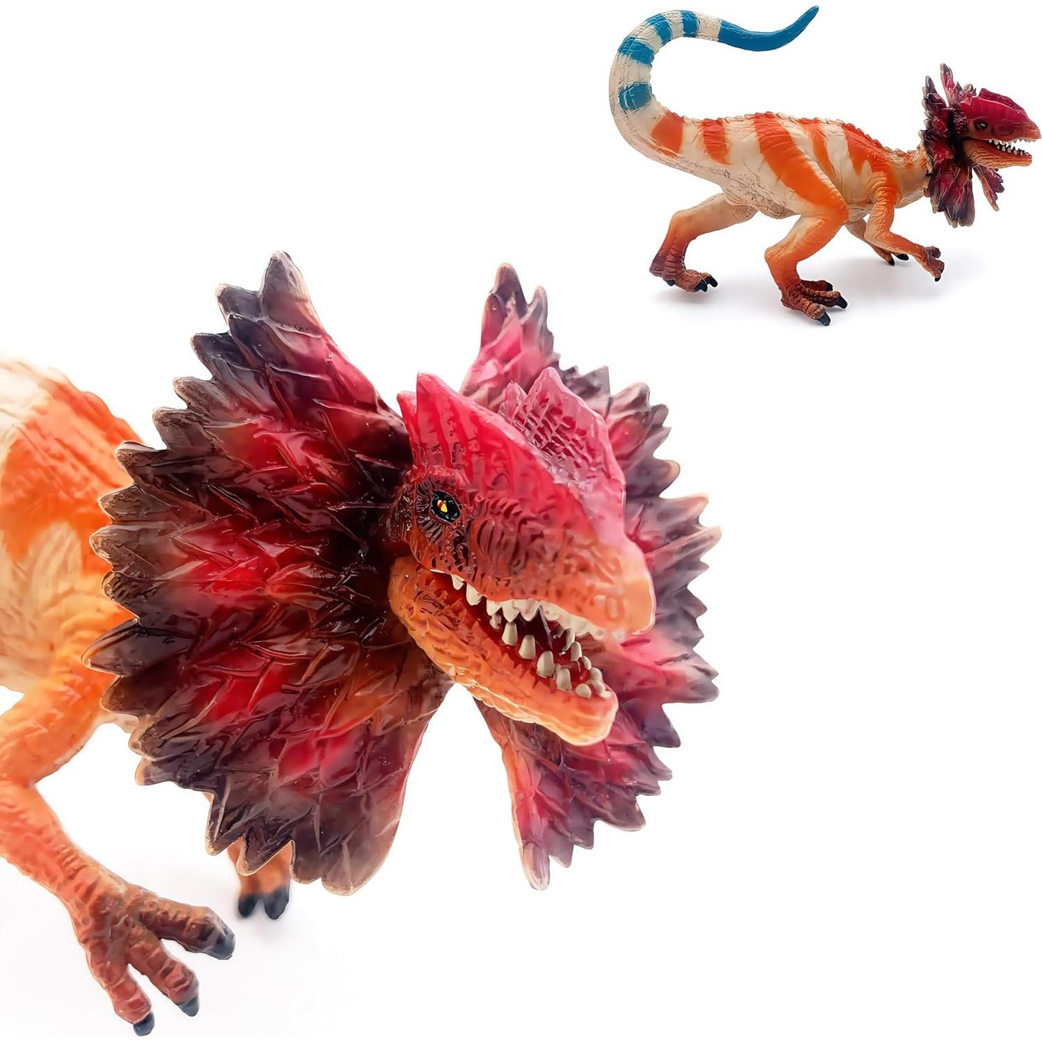 Figura de Dinosaurio Dilophosaurus Gemini&Genius Realista