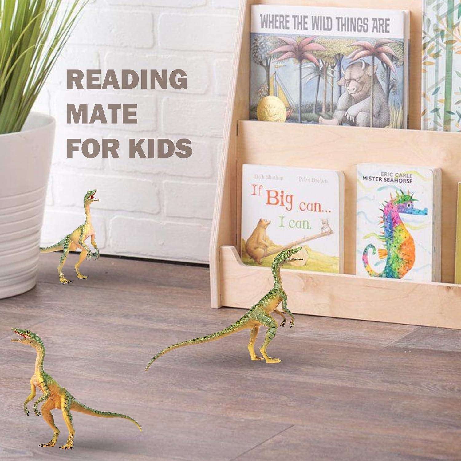 Figuras de Dinosaurio Compsognathus Gemini&Genius 2 Pcs