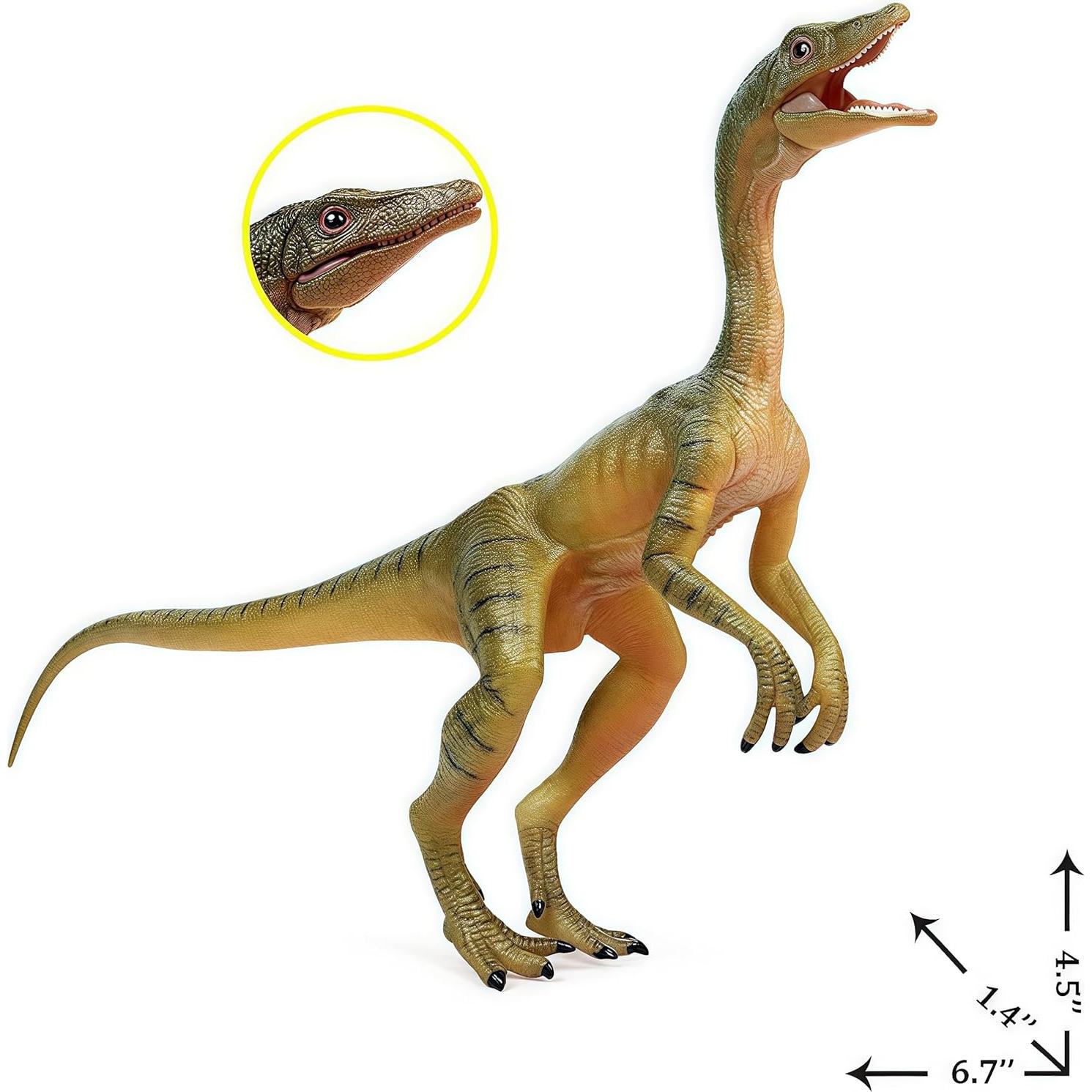 Figuras de Dinosaurio Compsognathus Gemini&Genius 2 Pcs