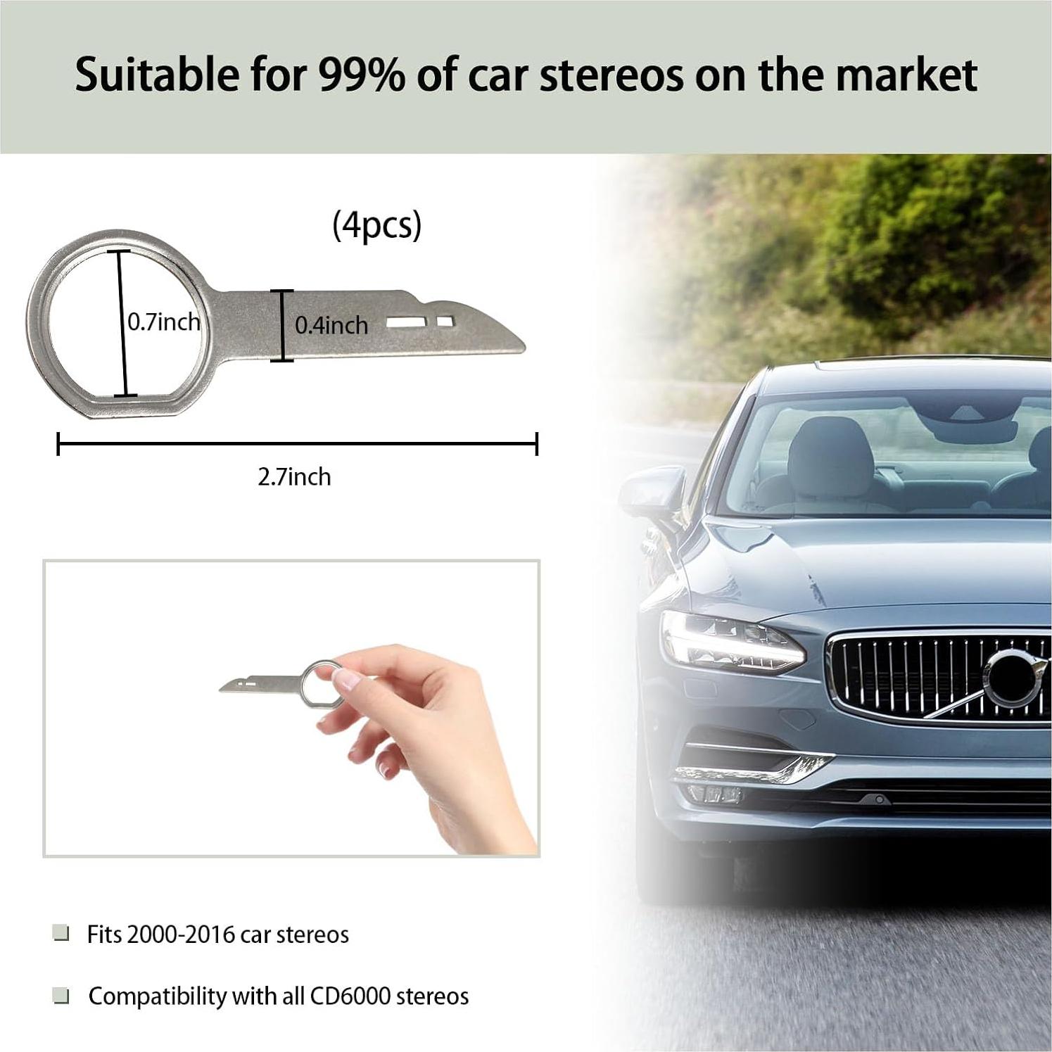 Kit de Herramientas para Remoción de Radio Augeny 4 Piezas