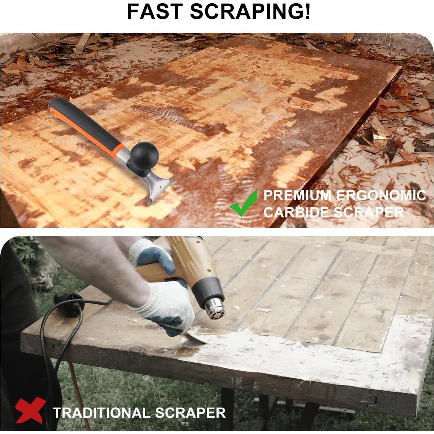 Raspador Ergonómico Holdly de Carburo 6.35 cm para Pintura