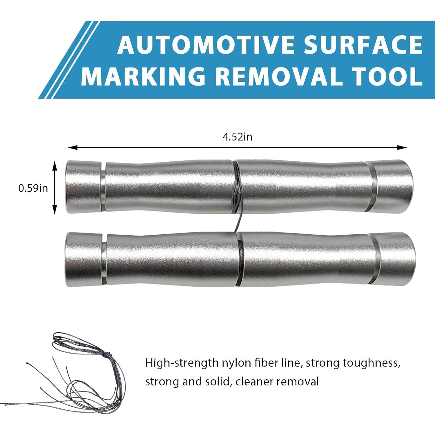 Herramienta de Remoción de Emblemas BWBWND - Aluminio, 11.5 cm