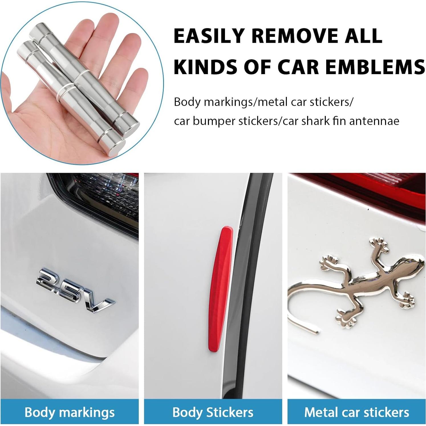 Herramienta de Remoción de Emblemas BWBWND - Aluminio, 11.5 cm