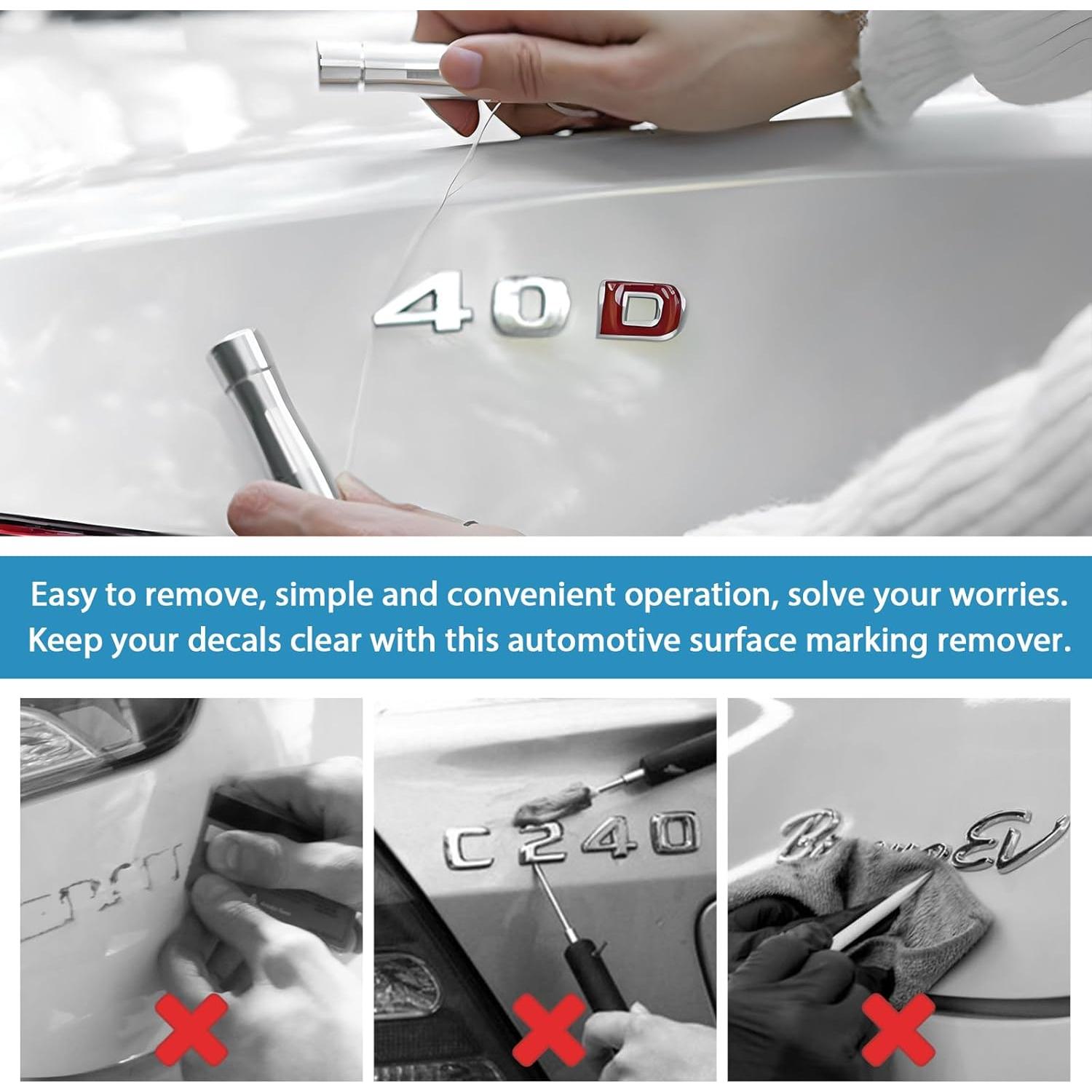 Herramienta de Remoción de Emblemas BWBWND - Aluminio, 11.5 cm