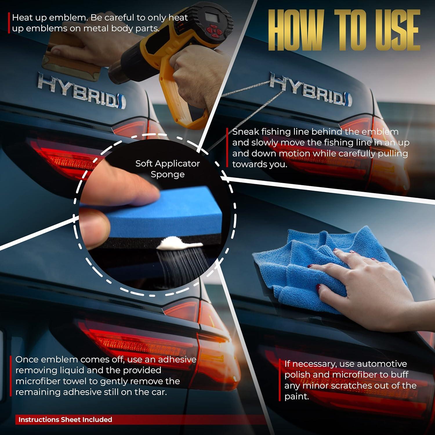 Kit de Remoción de Emblemas Gold Label - Básico con Toalla