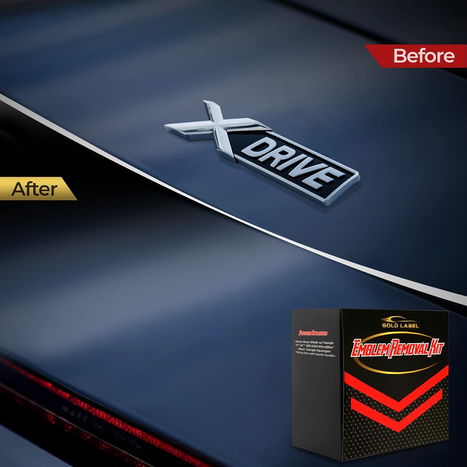 Kit de Remoción de Emblemas Gold Label - Básico con Toalla