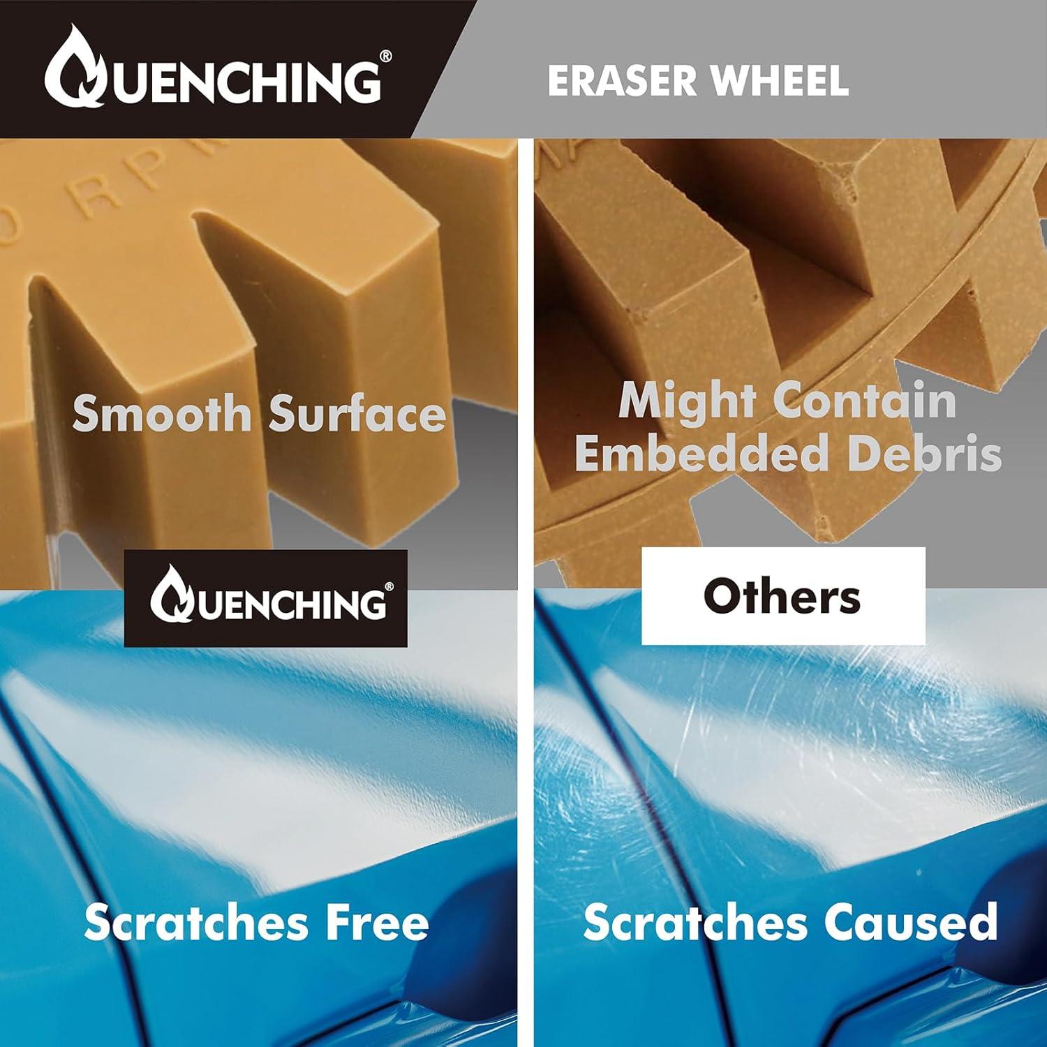 Rueda de Borrado de Calcomanías Quenching 10.8cm para Taladro