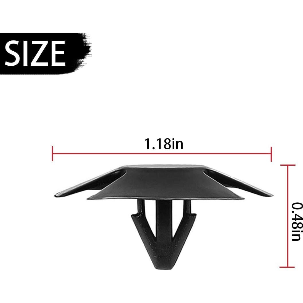 30 Clips de Retenedores de Aislamiento BELOMI para Capó Auto