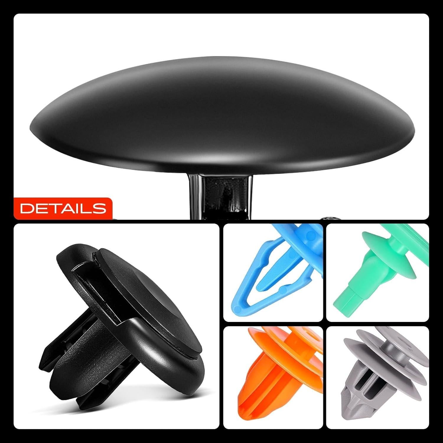 Kit de Clips de Retención A-Premium 210 Piezas para Honda Fit 2009-2013