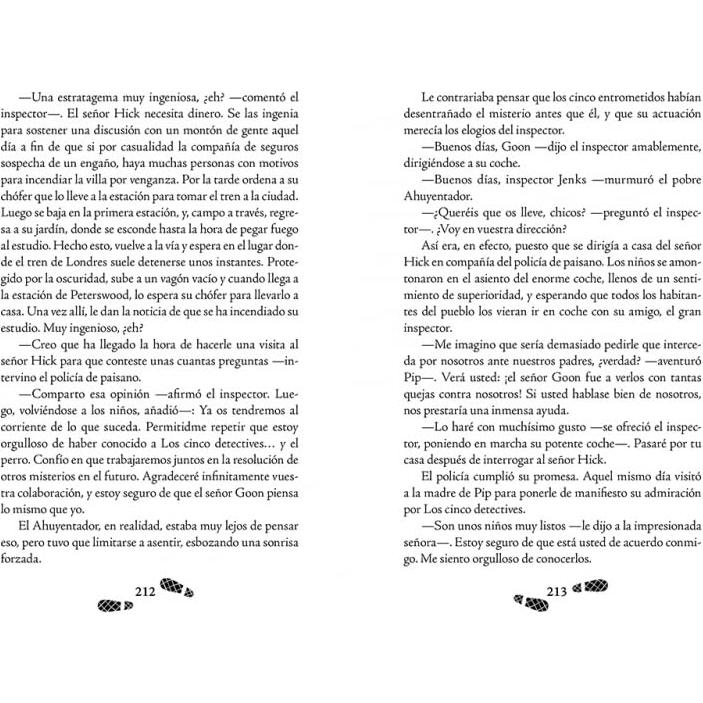 Los cinco detectives 1 - Misterio en la villa incendiada