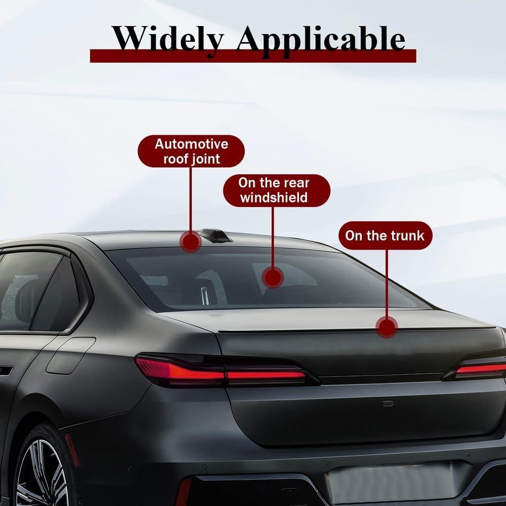 Alerón Trasero Universal PACLVIO 1.5m Negro Brillante