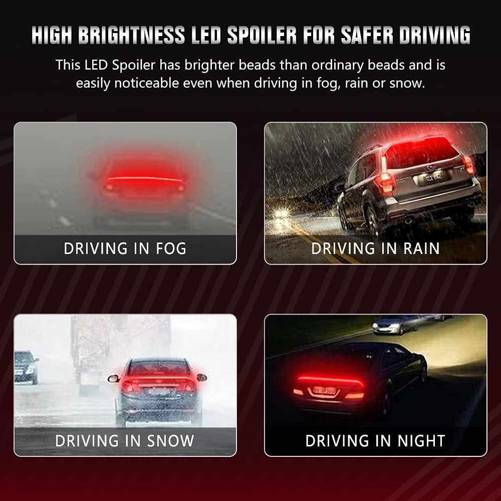 Tira LED Roja 1797 para Alerón Trasero 129.54 cm Impermeable