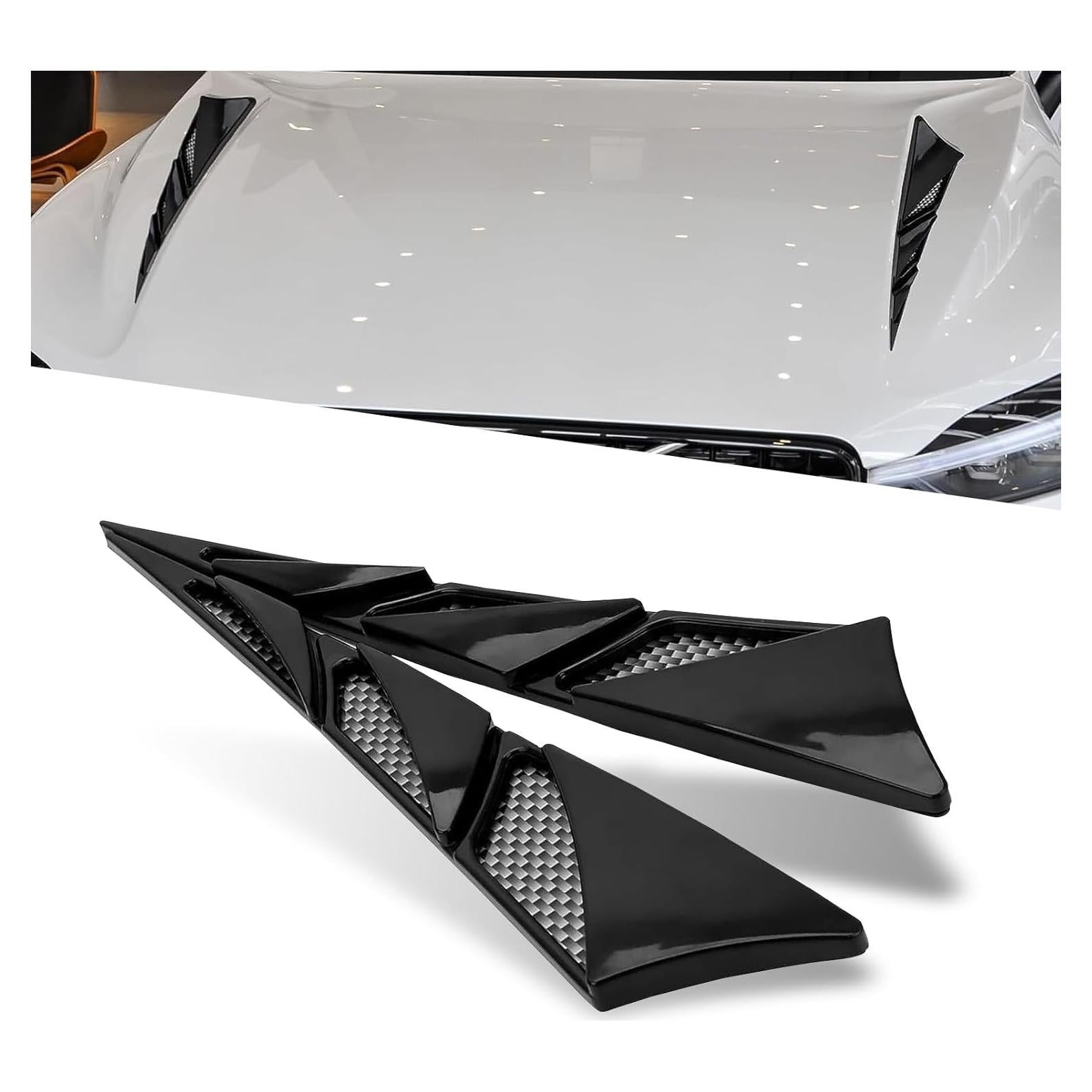 2 Piezas Ventilaciones Laterales de Coche Getfay Aleta Tiburón