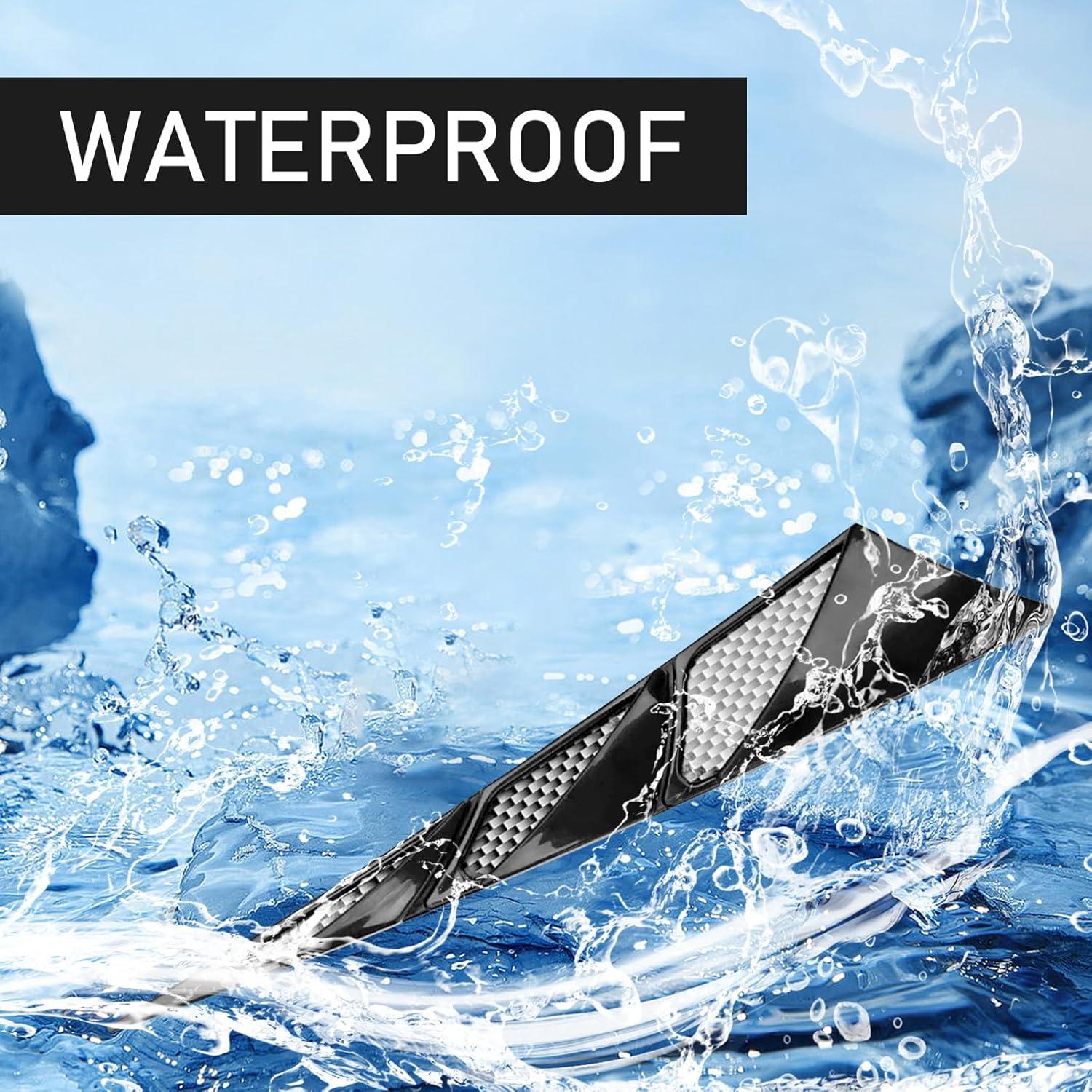 2 Piezas Ventilaciones Laterales de Coche Getfay Aleta Tiburón