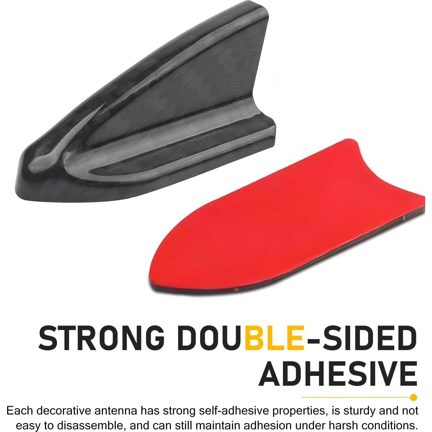 Kit 10 PCS Difusor de Coche Aleta de Tiburón Dogary Negro