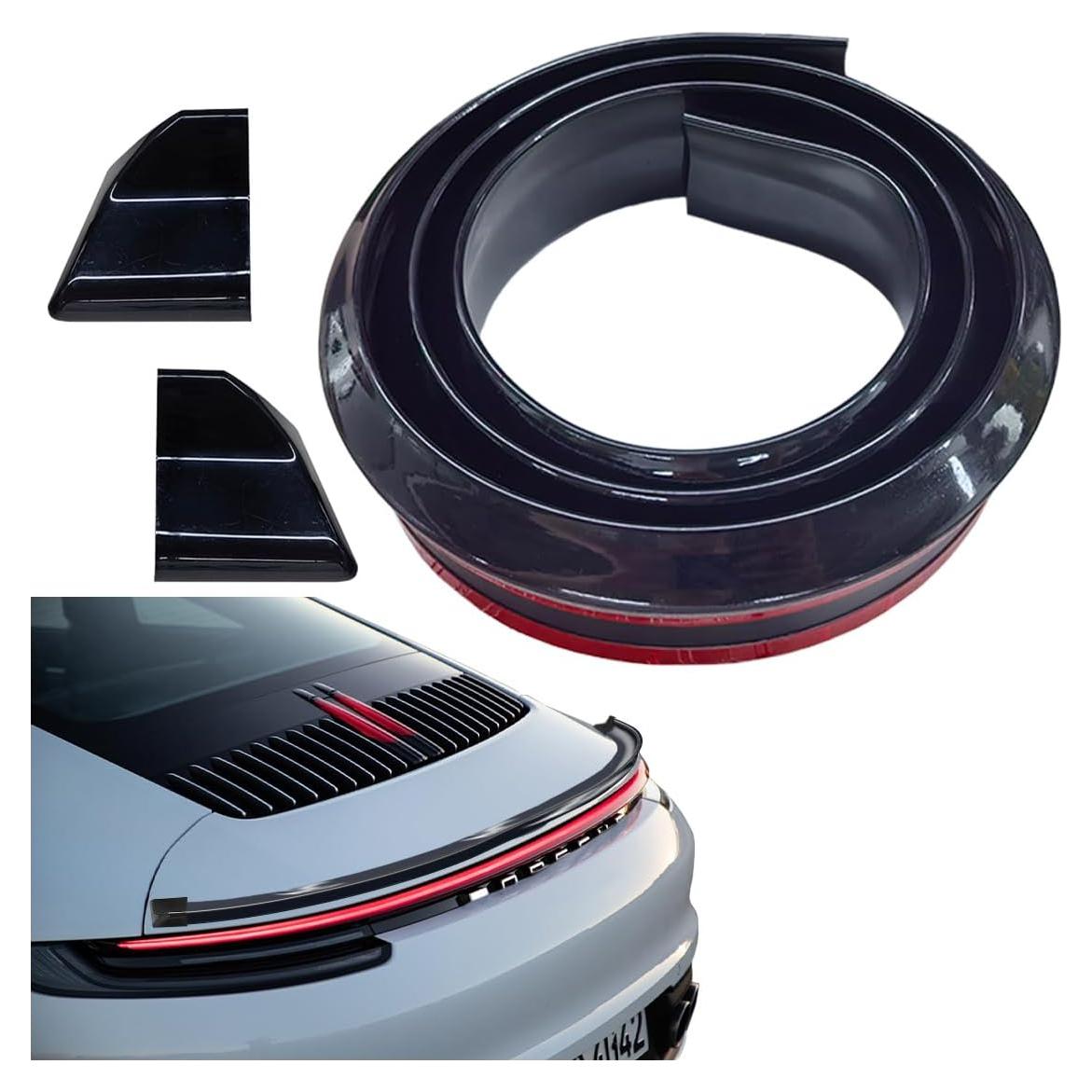 Alerón Trasero de Coche LAINLOY 149.86cm Goma Negro Brillante