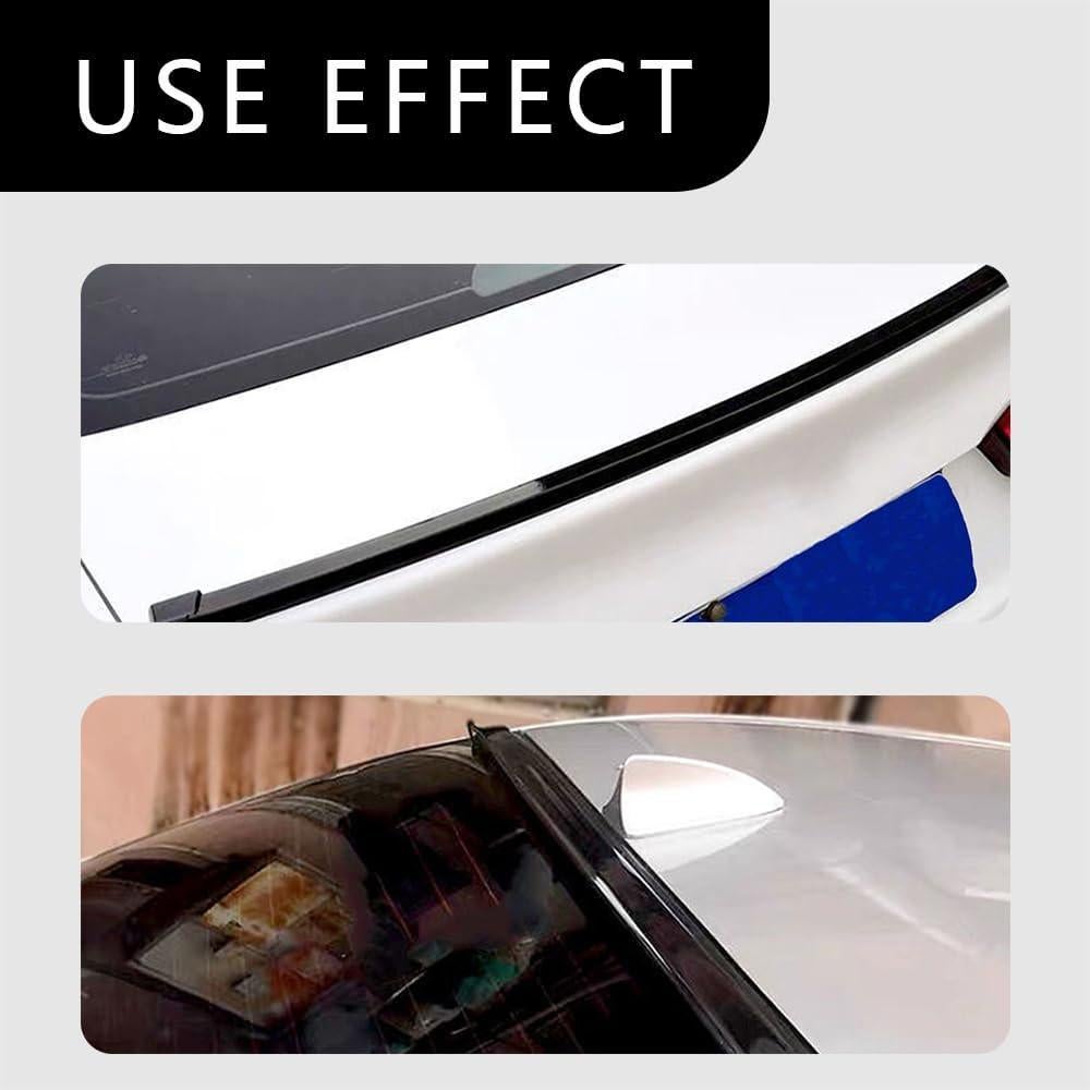 Alerón Trasero de Coche Middrivr 4.5m PU Negro Brillante