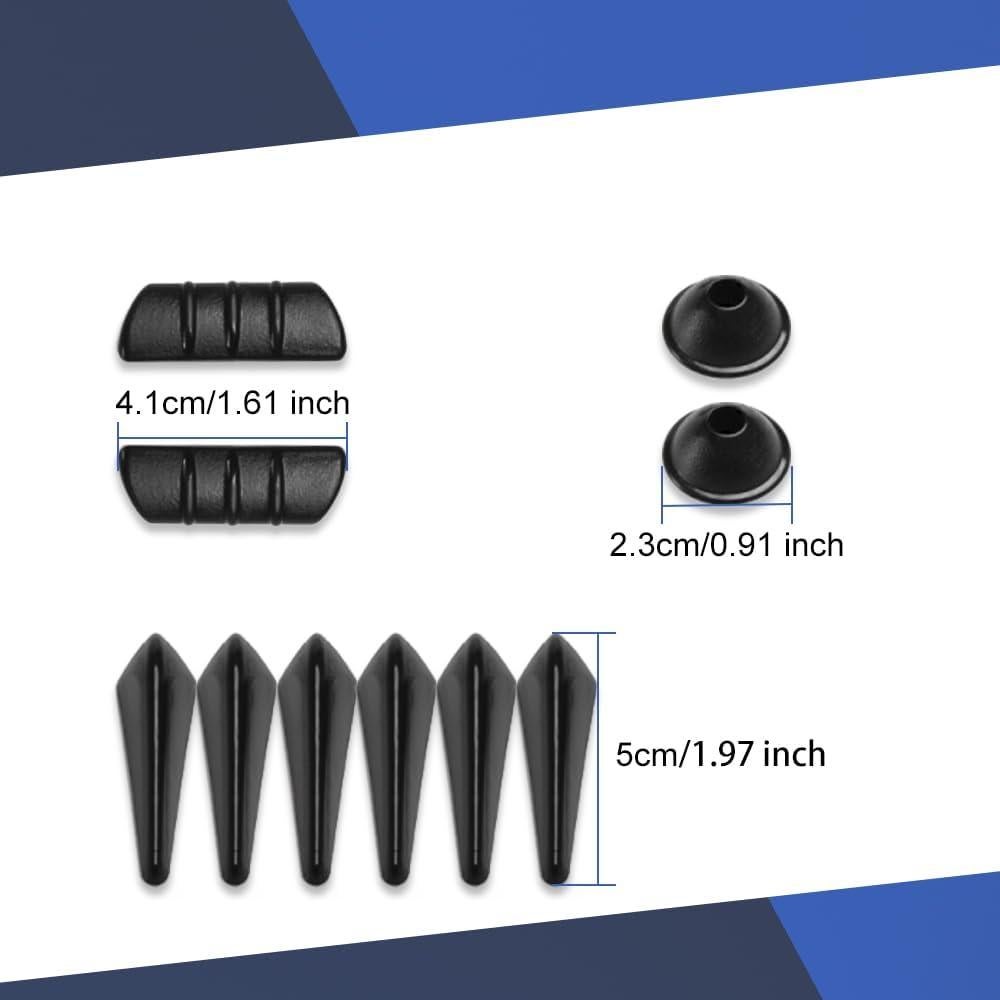 Kit de Spoiler Reducido de Viento Zufoty 10 Piezas ABS Universal