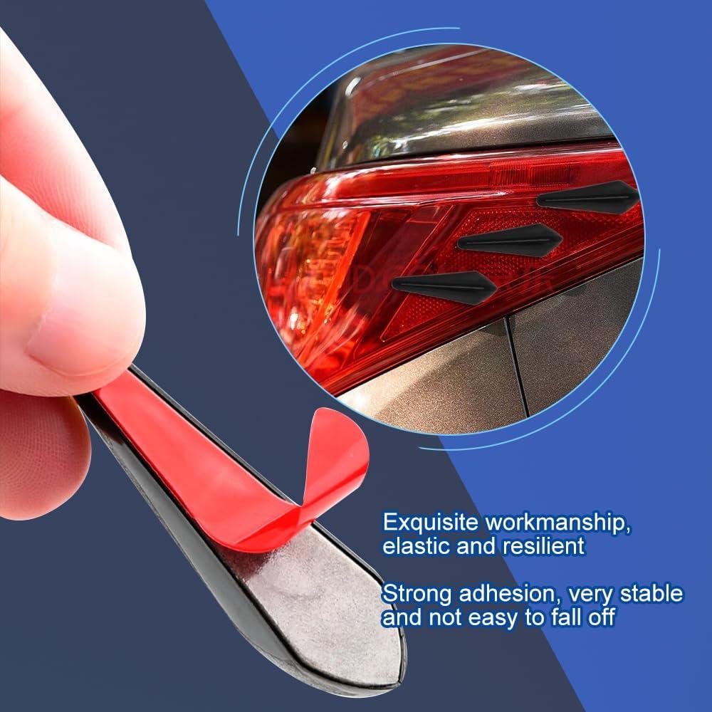 Kit de Spoiler Reducido de Viento Zufoty 10 Piezas ABS Universal