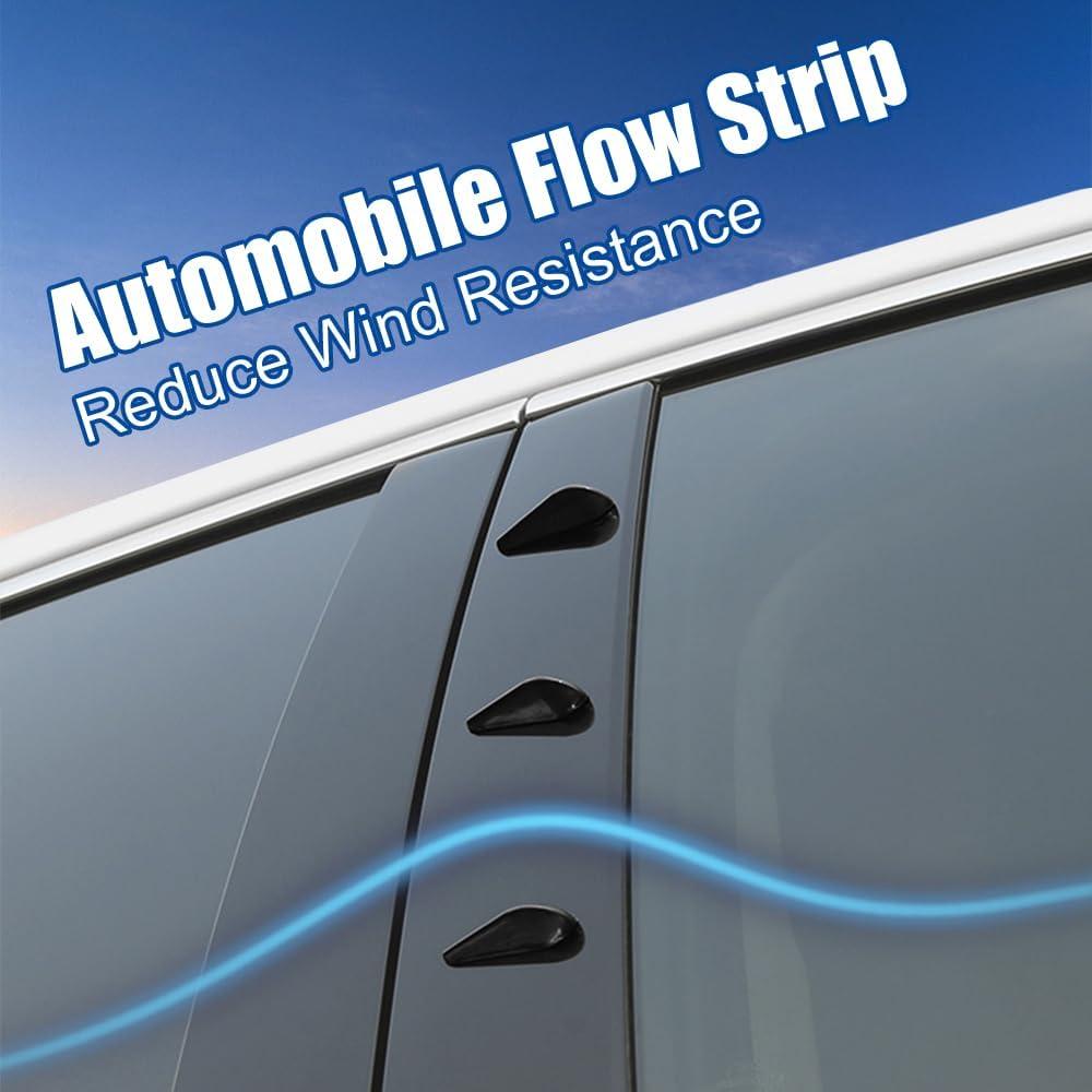 Kit de Spoiler Reducido de Viento Zufoty 10 Piezas ABS Universal