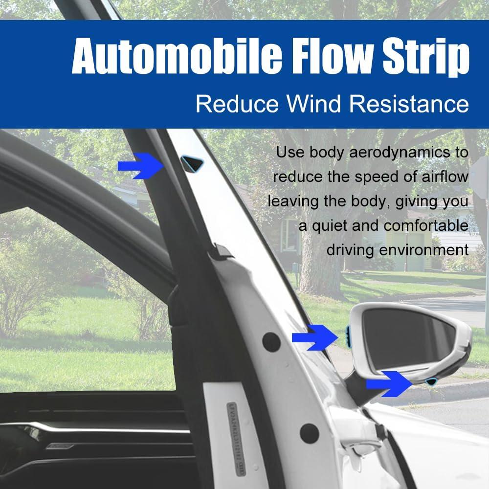 Kit de Spoiler Reducido de Viento Zufoty 10 Piezas ABS Universal