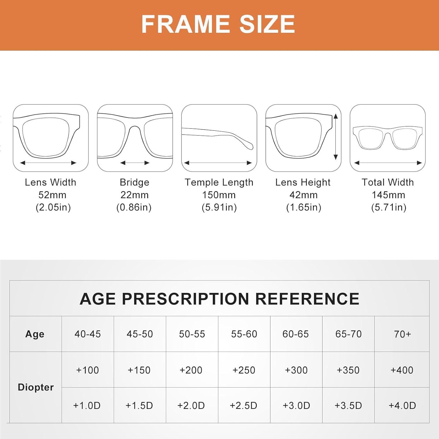Gafas Progresivas Fotocromáticas OuShiun 3.5x Anti-Azul
