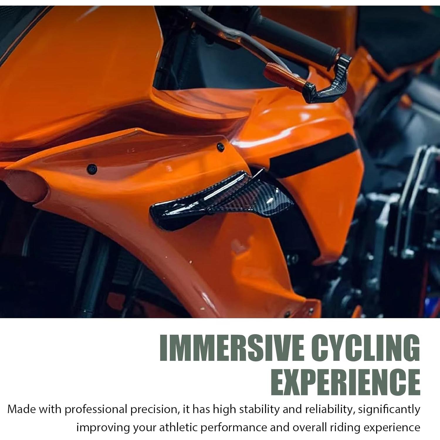 Alerones Laterales Aerodinámicos Qurbuns 2 PCS Fibra de Carbono