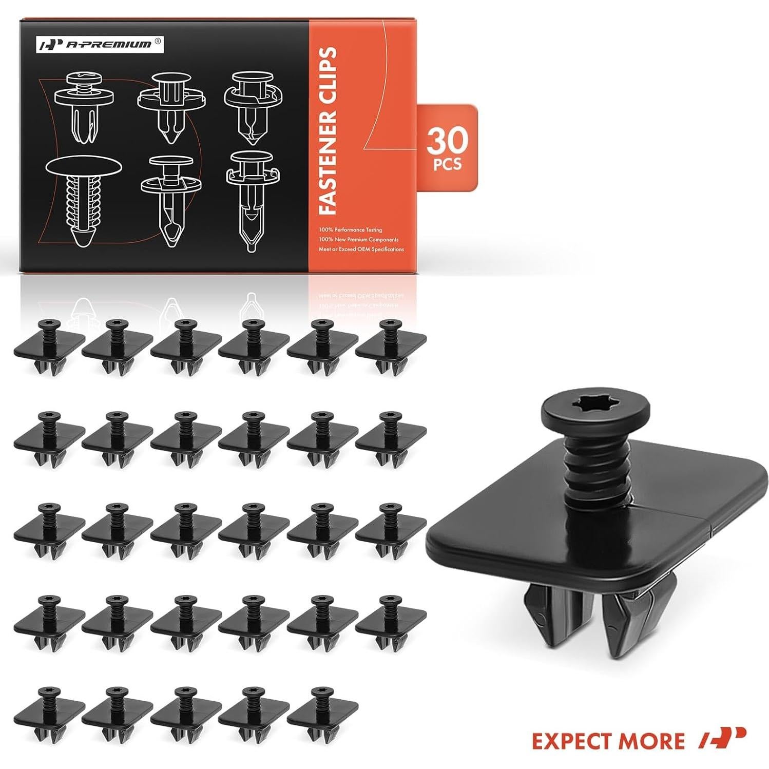 30 Sujetadores de Clip de Retención A-Premium para Volkswagen
