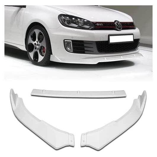 Kit de Parachoques Delantero 3 Piezas HK5 para VW Golf MK6 GTI Blanco