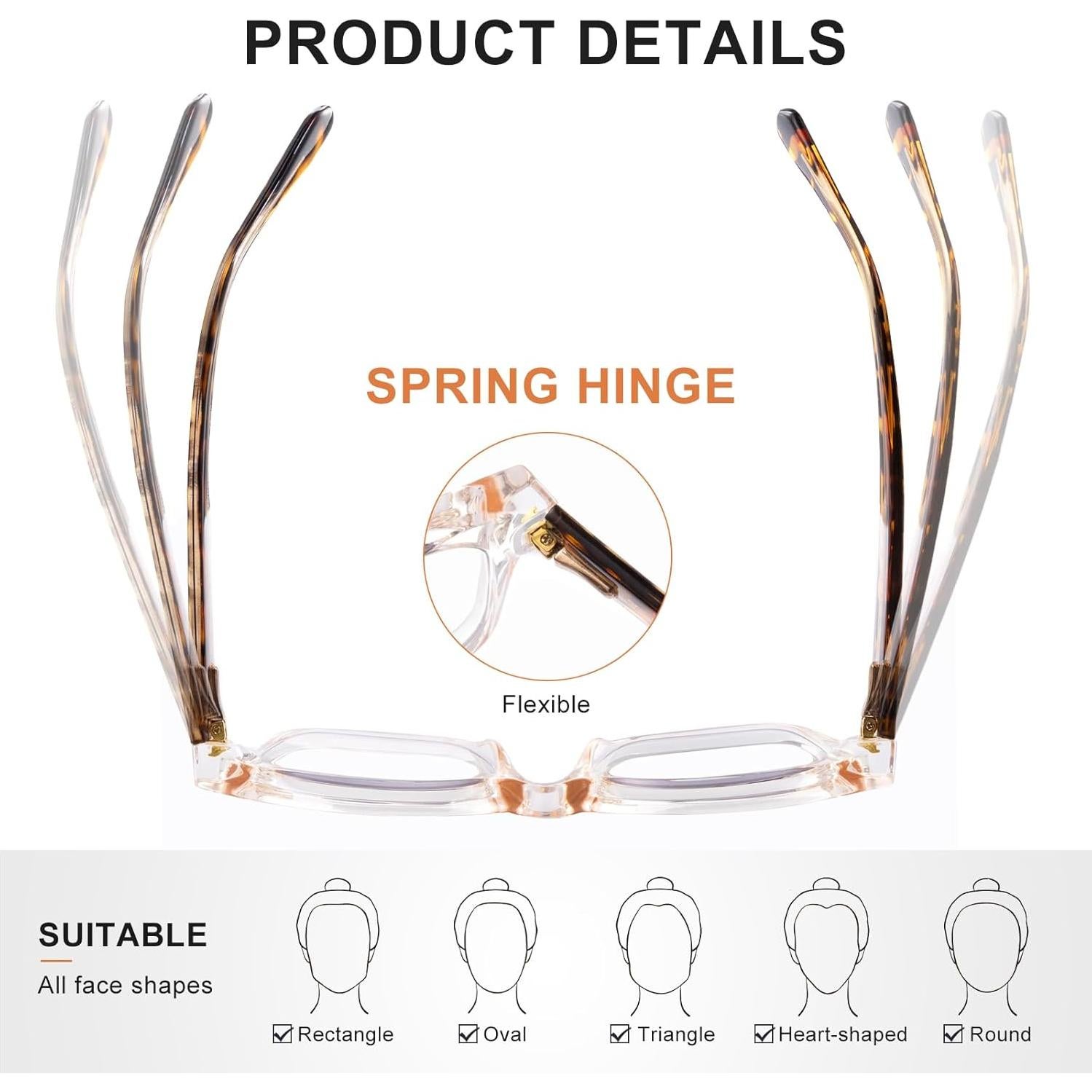 Gafas de lectura progresivas OuShiun fotocromáticas 3.0x