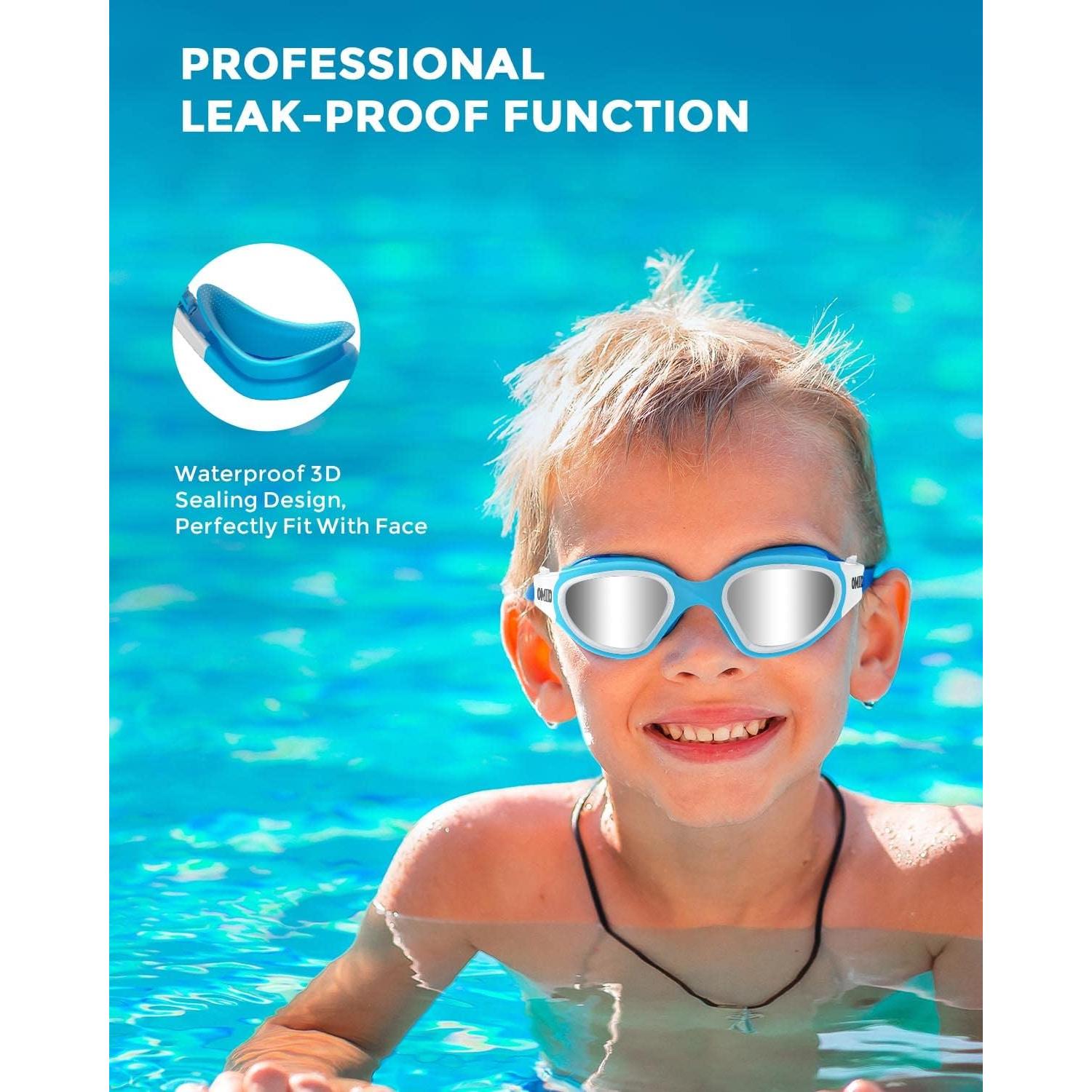 Gafas de natación OMID P2mini para niños, polarizadas y cómodas