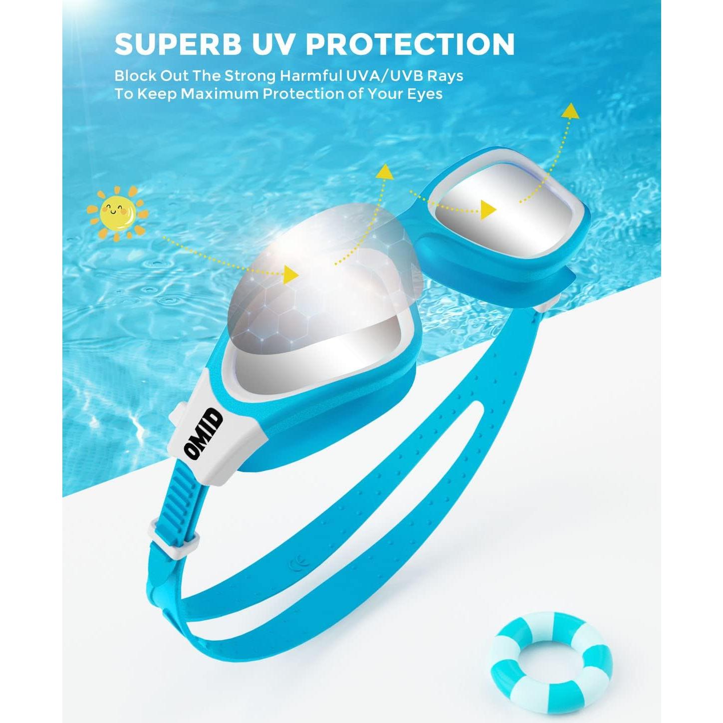 Gafas de natación OMID P2mini para niños, polarizadas y cómodas
