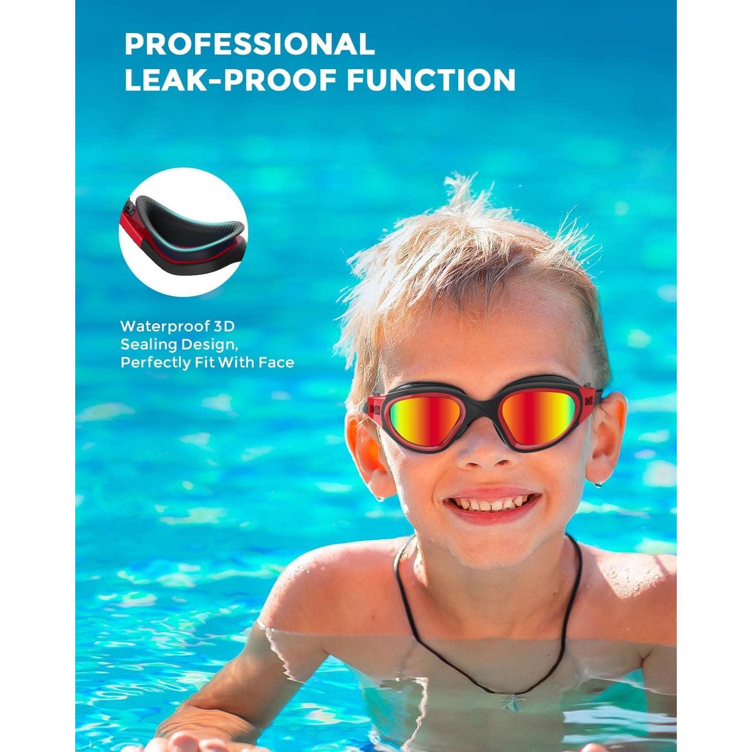 Gafas de natación OMID P2mini para niños, polarizadas