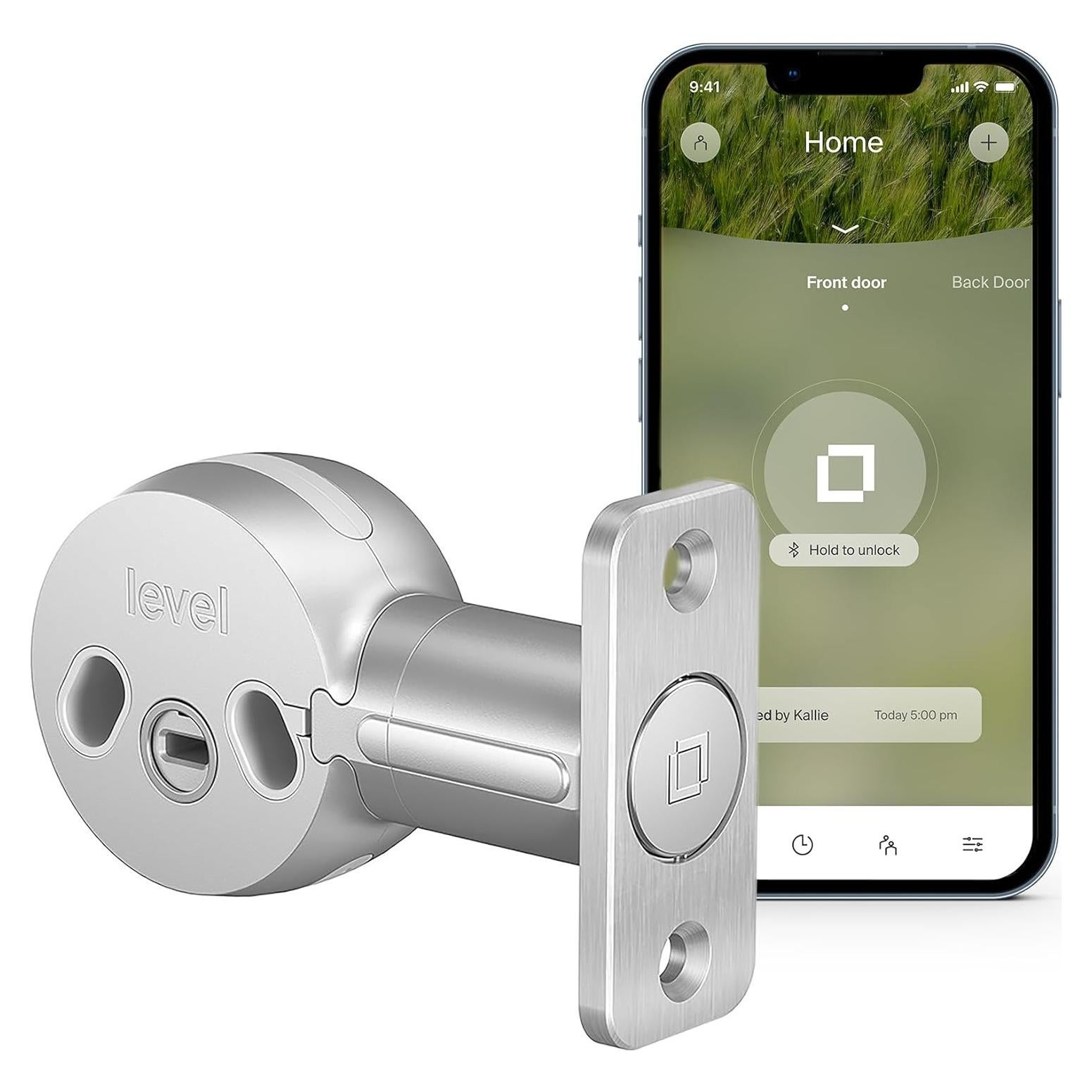 Cerradura Inteligente Level Bolt - Cromo Satinado - Perno