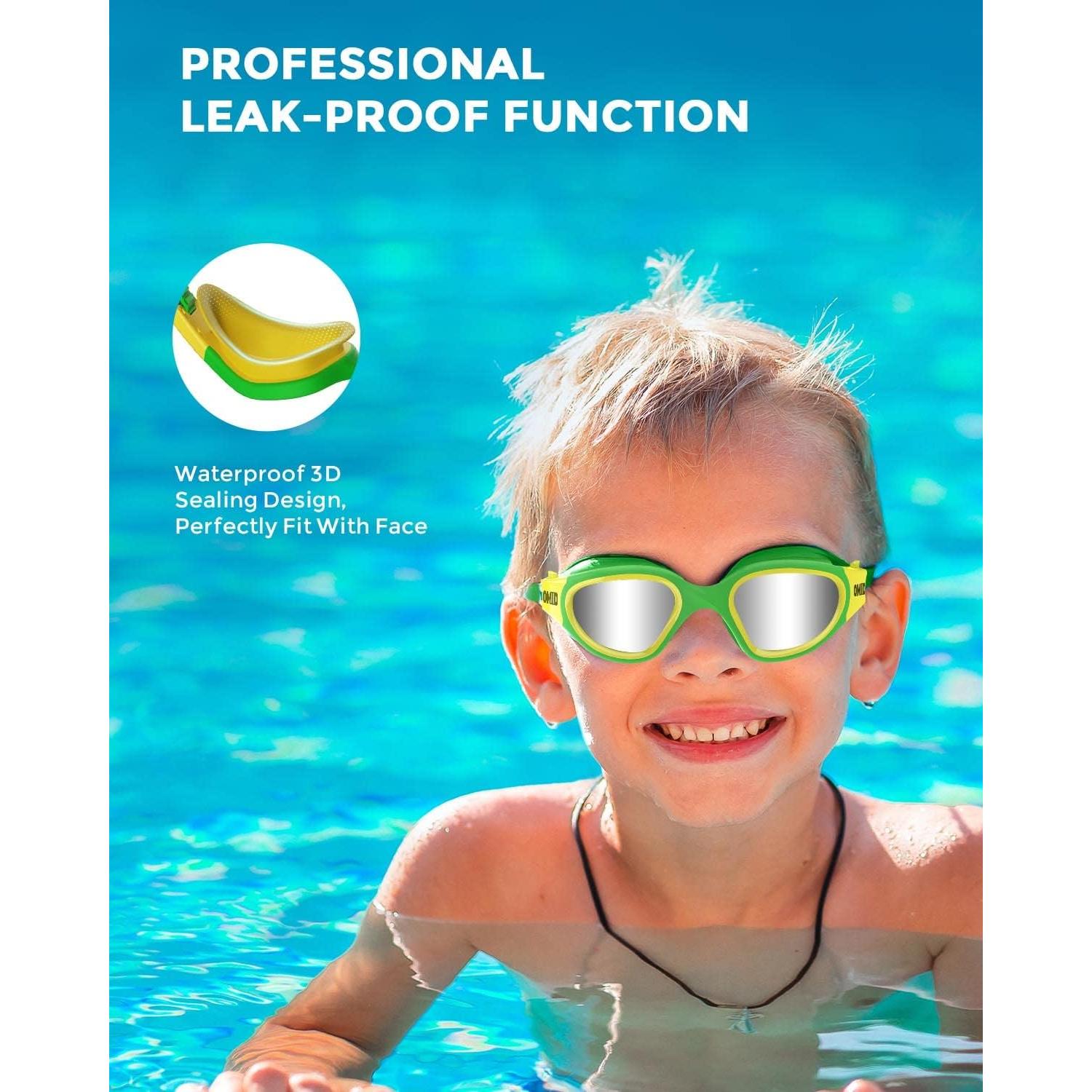 Gafas de natación OMID P2mini para niños, anti-vaho y UV