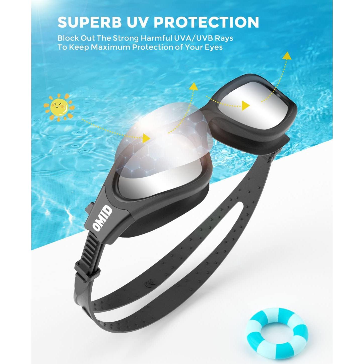 Gafas de natación OMID P2mini para niños, polarizadas y cómodas